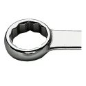 Facom Ring Spanner 27 x 29 mm Offset Head Chrome Finish 12-point Profile 315mm Overall Length 59.27X29