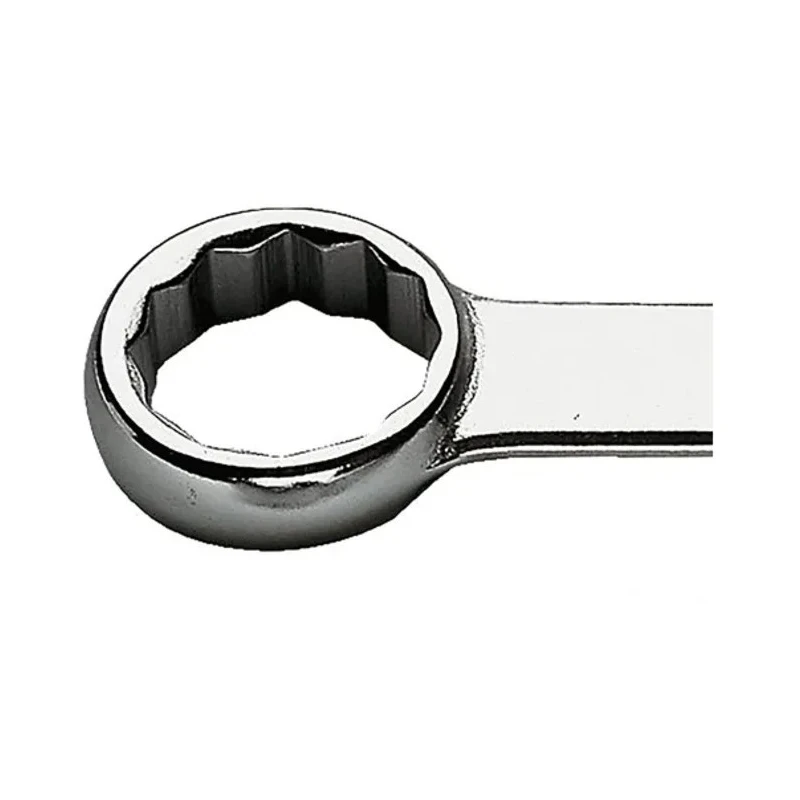 Facom Ring Spanner 27 x 29 mm Offset Head Chrome Finish 12-point Profile 315mm Overall Length 59.27X29