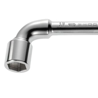 Facom Hexagon Tubular Box Spanner 34 mm Tip, 350 mm Overall Length 75.34