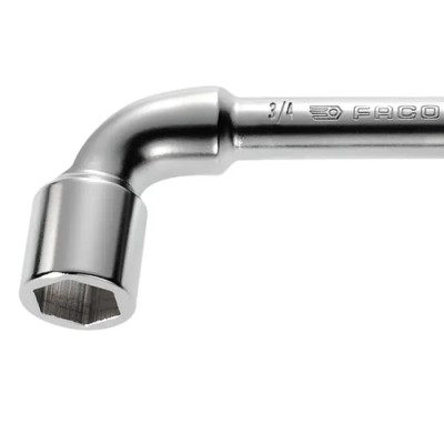 Facom Hexagon Tubular Box Spanner 34 mm Tip, 350 mm Overall Length 75.34
