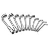 Facom Hexagon Tubular Box Spanner Set 16 Pieces 8 to 24 mm Chrome Vanadium Steel 75.JE16