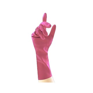 Unigloves Allsafe Pink Latex Work Gloves Size 10 G941S-XL