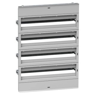 Schneider Electric NSYCSH Series Black RAL 7035 Steel Modular Distribution Chassis, 780 mm H, 560 mm W, 780 mm L NSYDLA112G