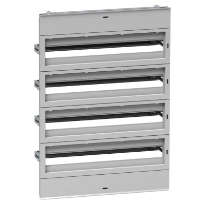 Schneider Electric NSYCSH Series Black RAL 7035 Steel Modular Distribution Chassis, 780 mm H, 560 mm W, 780 mm L NSYDLA112G