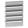 Schneider Electric NSYCSH Series Black RAL 7035 Steel Modular Distribution Chassis, 780 mm H, 560 mm W, 780 mm L NSYDLA112G