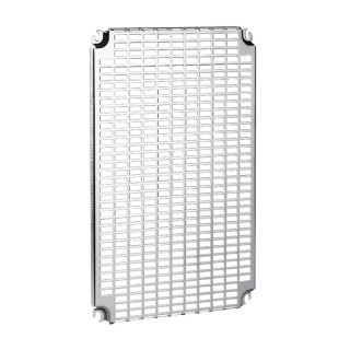 Schneider Electric Steel Zinc Plated Mounting Plate 951mm W x 1145mm L for Use with Thalassa PLM NSYMR1210