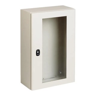 Schneider Electric PanelSeT S3D Series Steel Wall Box IP66 Transparent Door 1000mm x 800mm x 250mm NSYS3D10825T