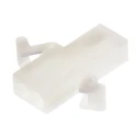 Molex Standard .062" Female Connector Housing, 3.68 mm Pitch, 2 Way, 1 Row Straight 03-06-1022