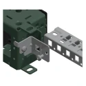 Schneider Electric Steel PanelSeT Accessoires Series Bracket, 45mm x 39mm x 45mm for Spacial SF, SM, SD, S3D, CRN NSYSPCR