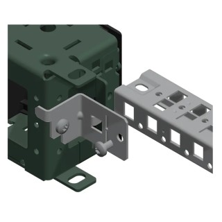 Schneider Electric Steel PanelSeT Accessoires Series Bracket, 45mm x 39mm x 45mm for Spacial SF, SM, SD, S3D, CRN NSYSPCR