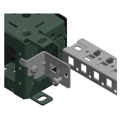 Schneider Electric Steel PanelSeT Accessoires Series Bracket, 45mm x 39mm x 45mm for Spacial SF, SM, SD, S3D, CRN NSYSPCR