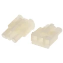 Molex STANDARD .093" Female Connector Housing 6.7 mm Pitch 3 Way 1 Row Straight 39-03-6034