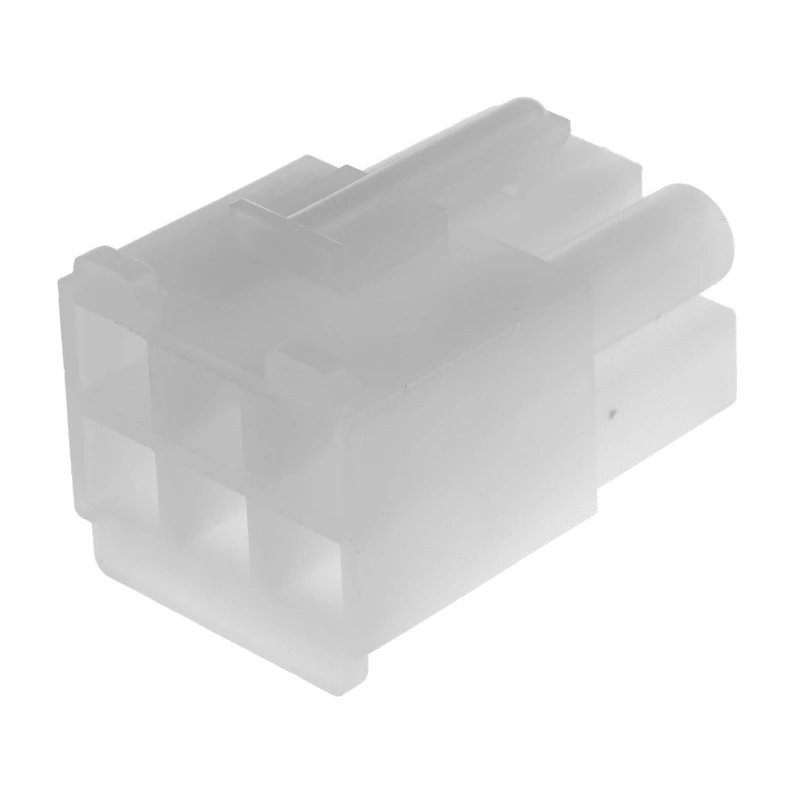 Molex STANDARD .093" Female Connector Housing 6 Way 6.7 mm Pitch 2 Row Straight 39-03-6064