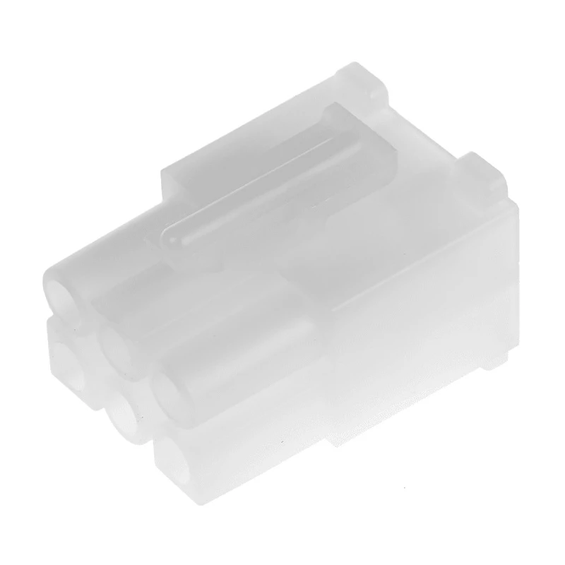 Molex STANDARD .093" Female Connector Housing 6 Way 6.7 mm Pitch 2 Row Straight 39-03-6064