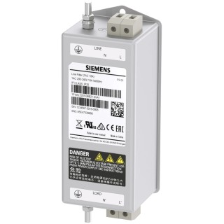 Siemens SINAMICS Panel Mount Power Line Filter Single Phase 240V AC 18A 47Hz-63Hz 6SL3203-0BB21-8VA1