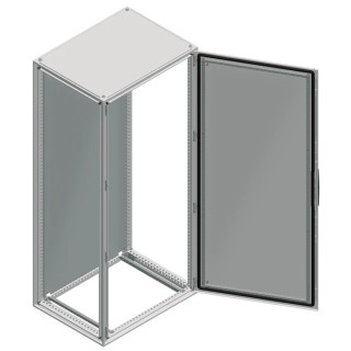 Schneider Electric NSYSF Series Sheet Steel General Purpose Enclosure 2000mm x 1000mm x 500mm IP55 IK10 Black NSYSF2010502D