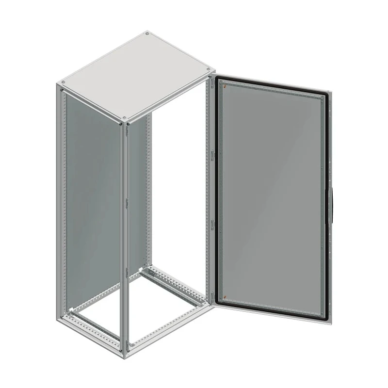 Schneider Electric NSYSF Series Sheet Steel General Purpose Enclosure 2000mm x 1000mm x 500mm IP55 IK10 Black NSYSF2010502D