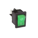 Bulgin On-Off On-Off Rocker Switch Panel 15A 250V AC Panel Mount Black Actuator H8553VBNAC
