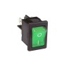 Bulgin On-Off On-Off Rocker Switch Panel 15A 250V AC Panel Mount Black Actuator H8553VBNAC
