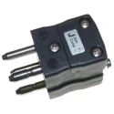 RS PRO Duplex Thermocouple Plug Connector for Use with Type J Thermocouple IEC RoHS Compliant 236-4081
