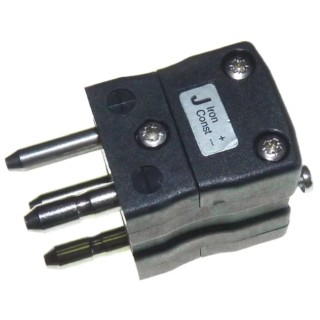 RS PRO Duplex Thermocouple Plug Connector for Use with Type J Thermocouple IEC RoHS Compliant 236-4081