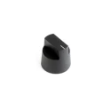 Bulgin Rotary Switch Knob Black Steel Shaft Size 6.4mm for Mechanical Application KX0607