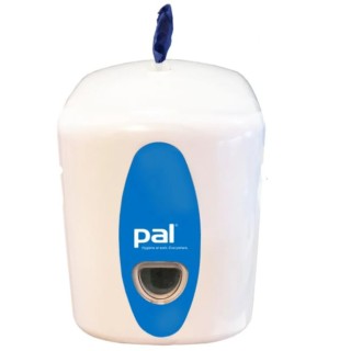 PAL Maxi8 White Wall Mountable Wiper Dispenser 240mm Width 340mm Height 