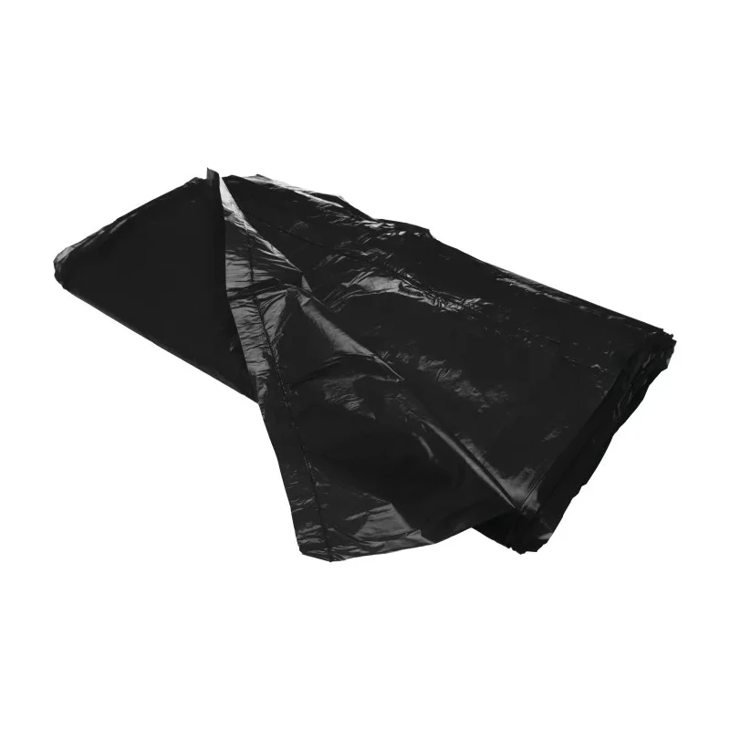 RS PRO Black Polyethylene Bin Bag 85L Capacity, 0.03 mm Thickness, 125 Per Pack BK100A0