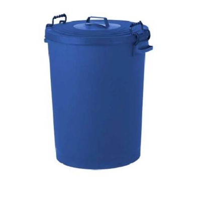 Hill Brush Hillbrush 110L Yellow Snap-On Polypropylene Dustbin PD110Y