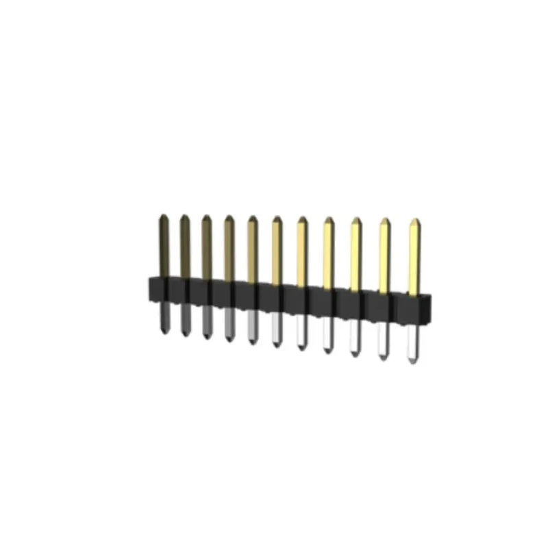 Amphenol Communications Solutions Bergstik Series Vertical Through Hole Pin Header, 7 Contacts, 2.54 mm 77311-118-07LF