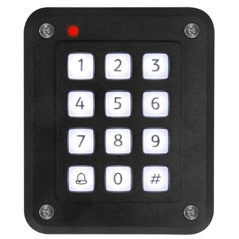 Storm Polymer Keypad Lock with 12 Keys, AC/DC Operation, 50 User Codes DE2KT102
