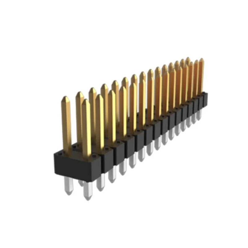 Amphenol Communications Solutions Bergstik Series Vertical Through Hole Pin Header, 18 Contacts, 2.54 mm 77313-118-18LF