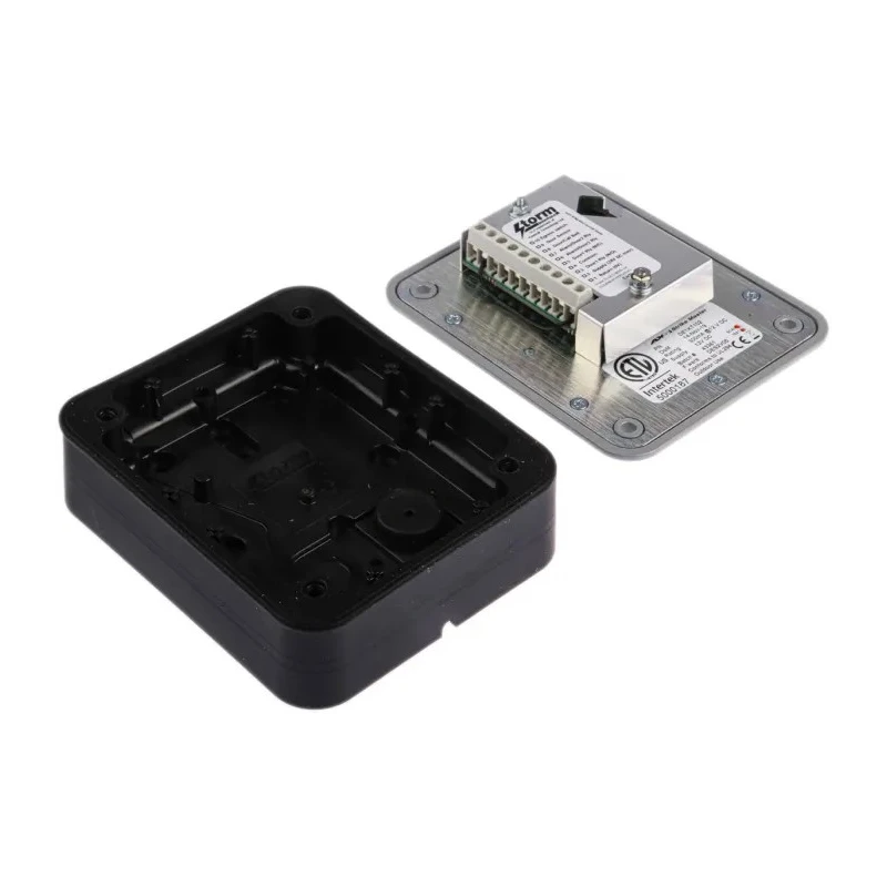Storm Chrome Plated Zinc Keypad Lock with 12 Keys and Up to 50 User Codes AC/DC Operation DE1KT102