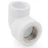 Fusion PPR Female Th. Elbow White 25mm x1/2 Inches
