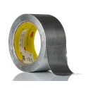 3M Conductive Metallic Tape, Aluminium Foil Backing, 50mm Width x 55m Length, 0.08mm Thickness, Acrylic 3M 431 50MM X 55M