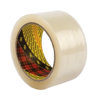 3M Transparent 309BC Double Coated Tissue Packing Tape, 50mm Width, 66m Length, Acrylic Adhesive 3M 309BC 50mmx66m