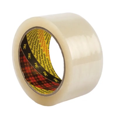3M Transparent 309BC Double Coated Tissue Packing Tape, 50mm Width, 66m Length, Acrylic Adhesive 3M 309BC 50mmx66m