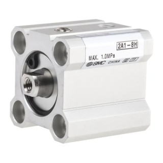 SMC Pneumatic Compact Cylinder 16mm Bore, 10mm Stroke, Aluminium Alloy Body, Single Acting CQ2B16-10S