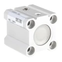 SMC Pneumatic Compact Cylinder 16mm Bore, 10mm Stroke, Aluminium Alloy Body, Single Acting CQ2B16-10S