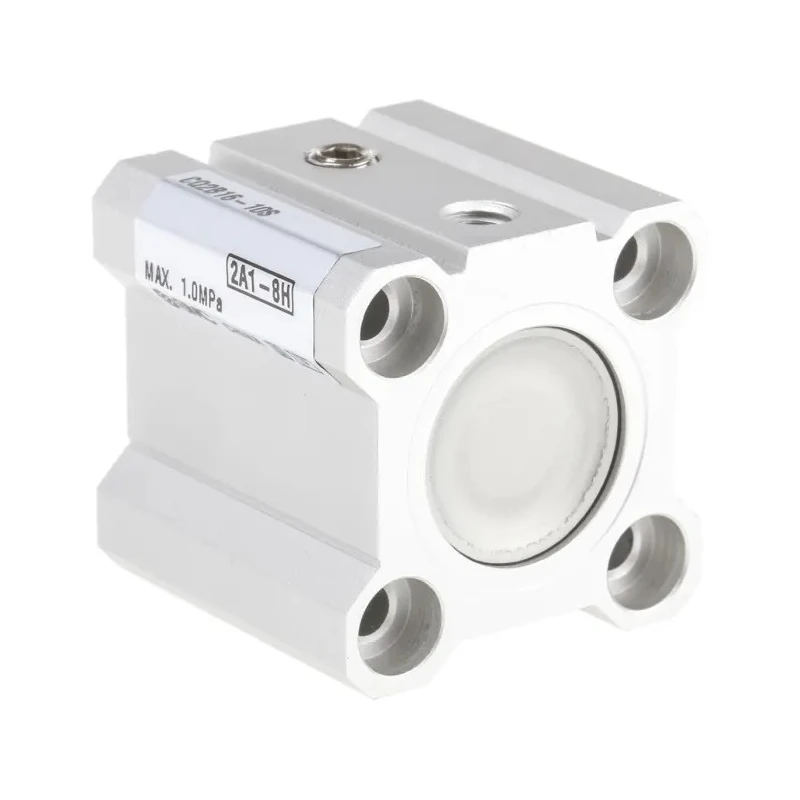 SMC Pneumatic Compact Cylinder 16mm Bore, 10mm Stroke, Aluminium Alloy Body, Single Acting CQ2B16-10S