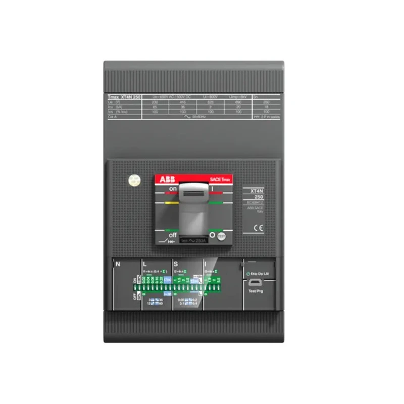 ABB Molded Case Circuit Breaker 3-Pole 160A 690V AC Fixed Terminal Solid State Tripping XT4H 1SDA06 1SDA068514R1
