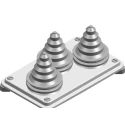 ABB Plastic Gland Plate, 230mm Thickness, 230mm Width, 100mm Length for Use with TriLine 2CPX039513R9999