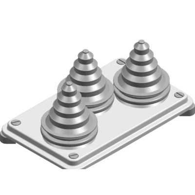ABB Plastic Gland Plate, 230mm Thickness, 230mm Width, 100mm Length for Use with TriLine 2CPX039513R9999