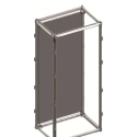 ABB Sheet Steel Enclosure Frame RAL 7035, 864 mm H x 864 mm W x 625 mm L for Cabinets TriLine 2CPX045668R9999