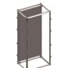 ABB Sheet Steel Enclosure Frame RAL 7035, 864 mm H x 864 mm W x 625 mm L for Cabinets TriLine 2CPX045668R9999