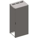 ABB 1/8R6 Series Stainless Steel 1-Door Floor Standing Enclosure, Opaque Door, IP54, 364 mm Width, 625 mm 2CPX045621R9999