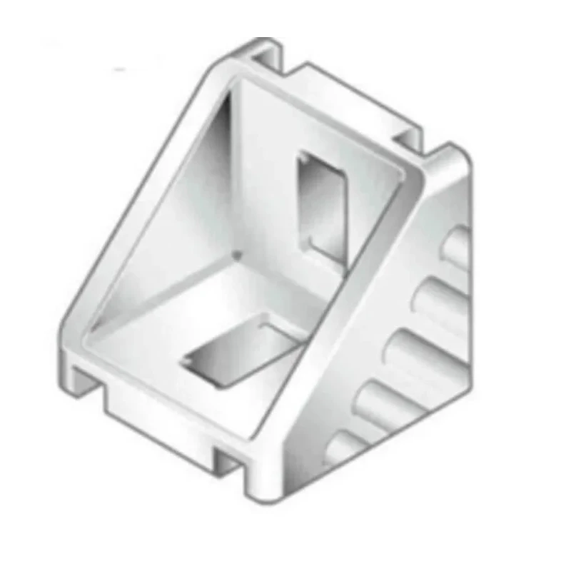 Bosch Rexroth M6 Angle Bracket Connecting Component, Compatible with 30 mm Strut Profile and 8 mm Groove Size 3842523525
