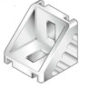Bosch Rexroth M6 Angle Bracket Connecting Component, Compatible with 30 mm Strut Profile and 8 mm Groove Size 3842523525