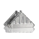 Bosch Rexroth Die Cast Aluminium M8 Angle Bracket Connecting Component Strut Profile 40 mm Groove Size 10 mm 3842528967