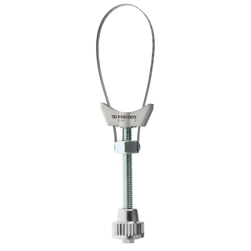 Facom 65 - 105 mm Jaw Capacity Adjustable Metal Handle Strap Wrench, 260mm Overall U.46